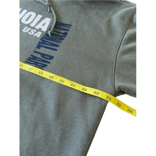 Sequoia National Park Unisex Green Gorpocore Hoodie, Large image 4