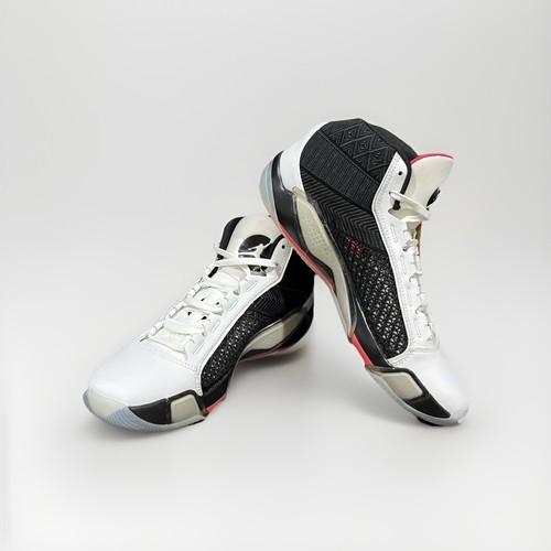 NEW Air Jordan XXXVIII Men's Size 12.5 White/Black-Siren Red DZ3356-106 With Tag - Picture 5 of 7
