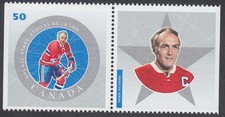 Canada - #2085a NHL Hockey All-Stars With Tab - Henri Richard - MNH