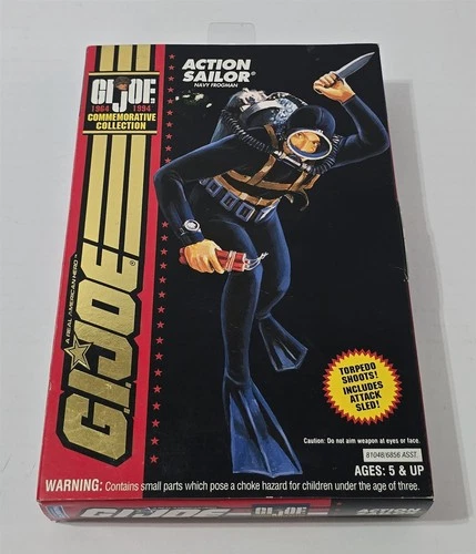 X-921 VINTAGE 1990'S HASBRO GI JOE COMMEMORATIVE COLLECTION ACTION SAILOR MIB