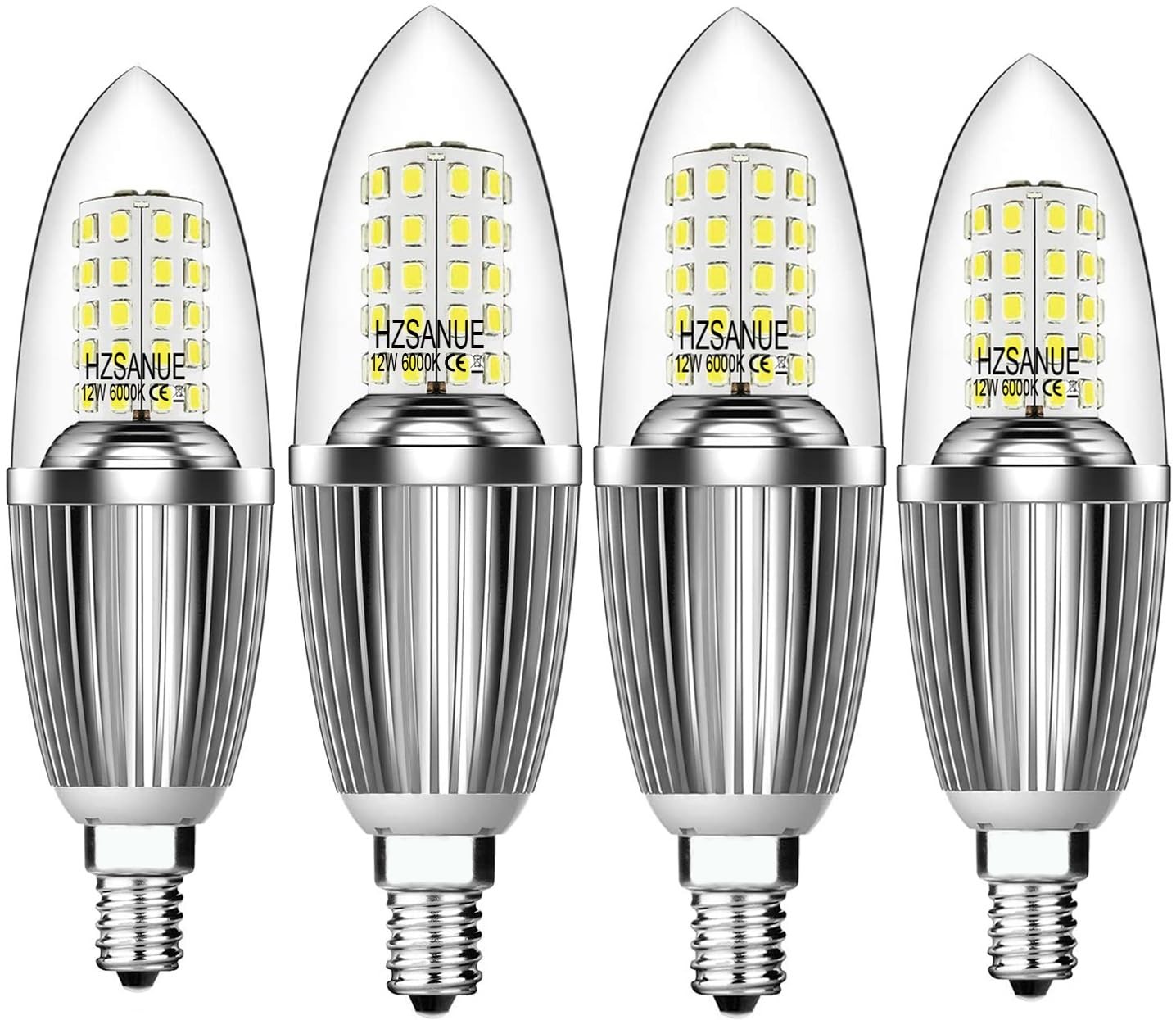 Ampoule LED E14 12W bougie culot à vis éclairage intérieur équivalent 100W