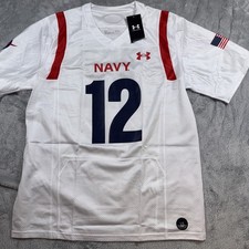 Under Armour Men’s Navy Midshipmen NASA Space Collection Football Jersey  Large