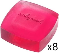 Shiseido Honey Cake Translucent Fragrance Rubby Red Soap 100g set of 8 New Japan