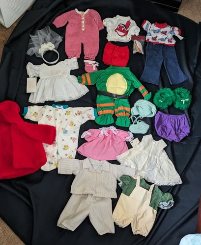 Box Lot Vintage Cabbage Patch Kids Clothes Unused