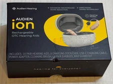 Audien Hearing ION Wireless Rechargeable OTC Hearing Aid - Tan