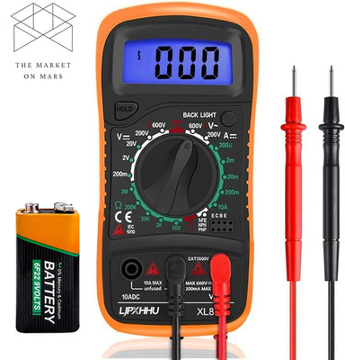 Digital Multimeter Voltmeter Battery Voltage Multi Tester Continuity Ohm Volt