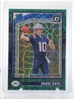 DRAKE MAYE 2024 DONRUSS OPTIC RATED ROOKIE GREEN VELOCITY PRIZM RC Q0825