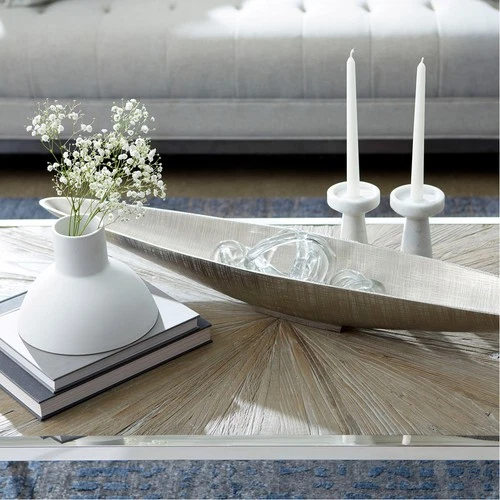 Cyan Design 07056 Gondola Textured Nickel Tray, Small - Picture 2 of 2