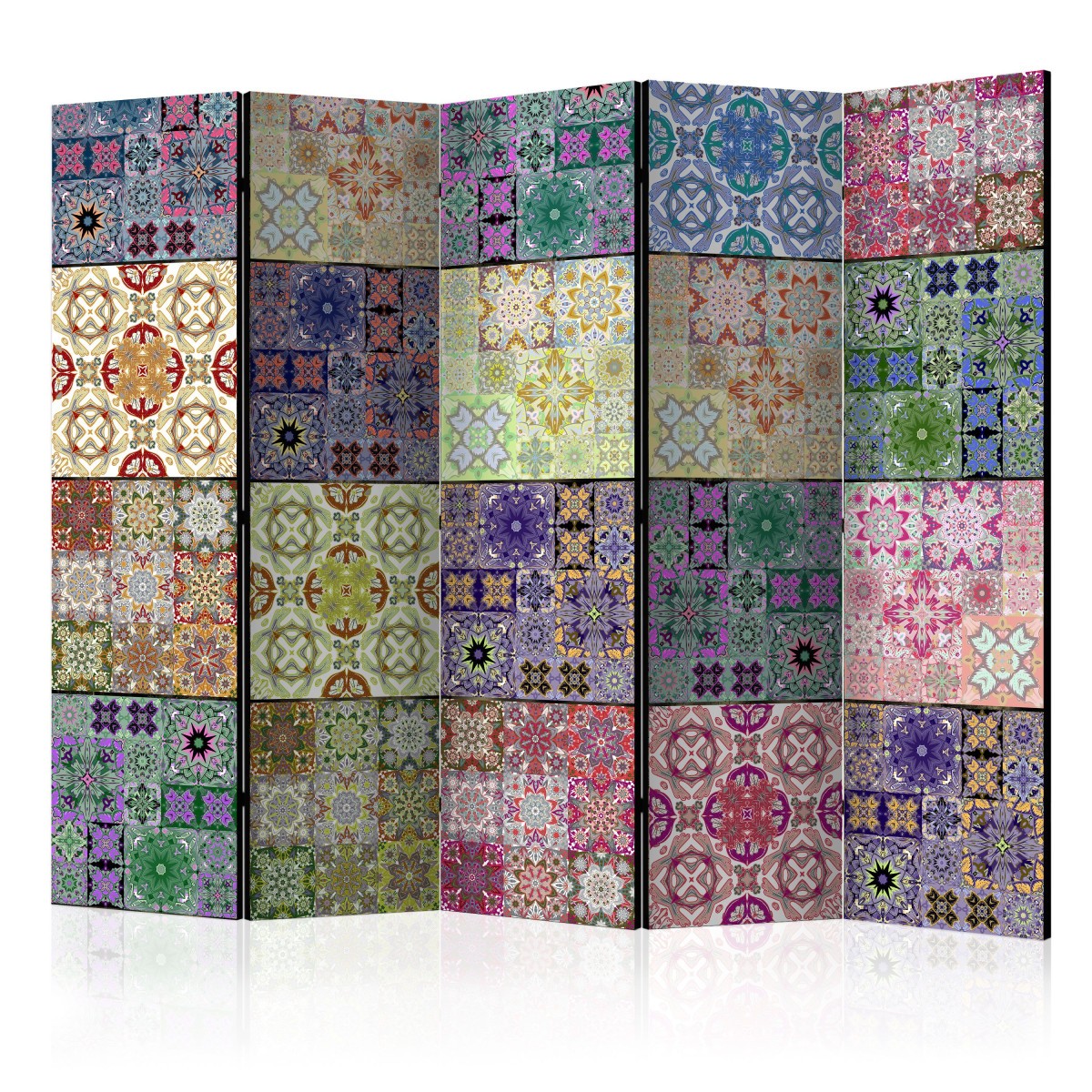 Paravent 5 volets Cornucopia 172x225cm pour cacher le vis-à-vis et cloisonner
