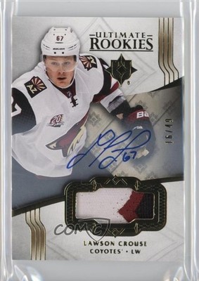 2016 Ultimate Collection Gold 16/49 Lawson Crouse RPA Rookie Patch Auto RC f0l