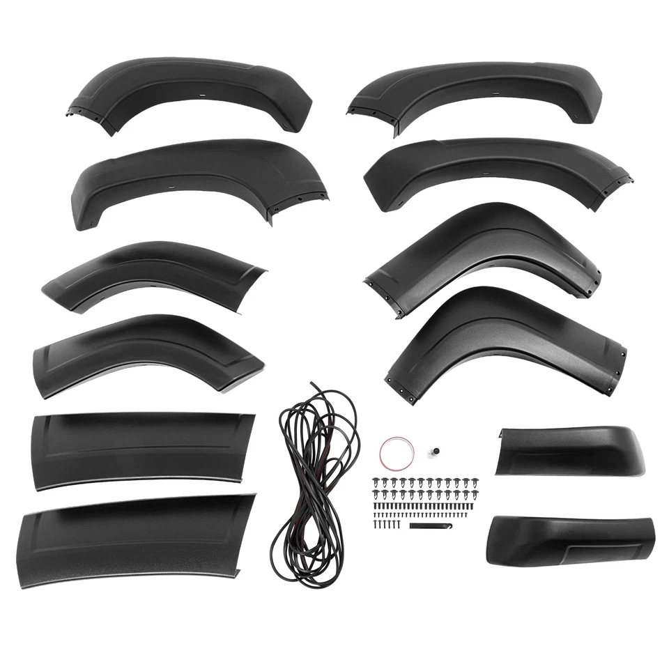 Extension Style Fender Flares For Chevy Colorado GMC Canyon 2004-2012 Textured Foto 2 de 4