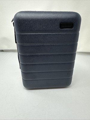 AWAY Travel Mini Suitcase Black Toiletry Bag Tech Hard Case Navy