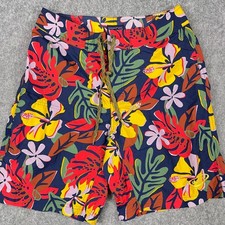 Patagonia Board Shorts Men's 31 Floral Print Colorful Swim Trunks 9"