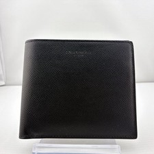 Saint Laurent Car Leather Bifold Wallet Black Men's Accessories