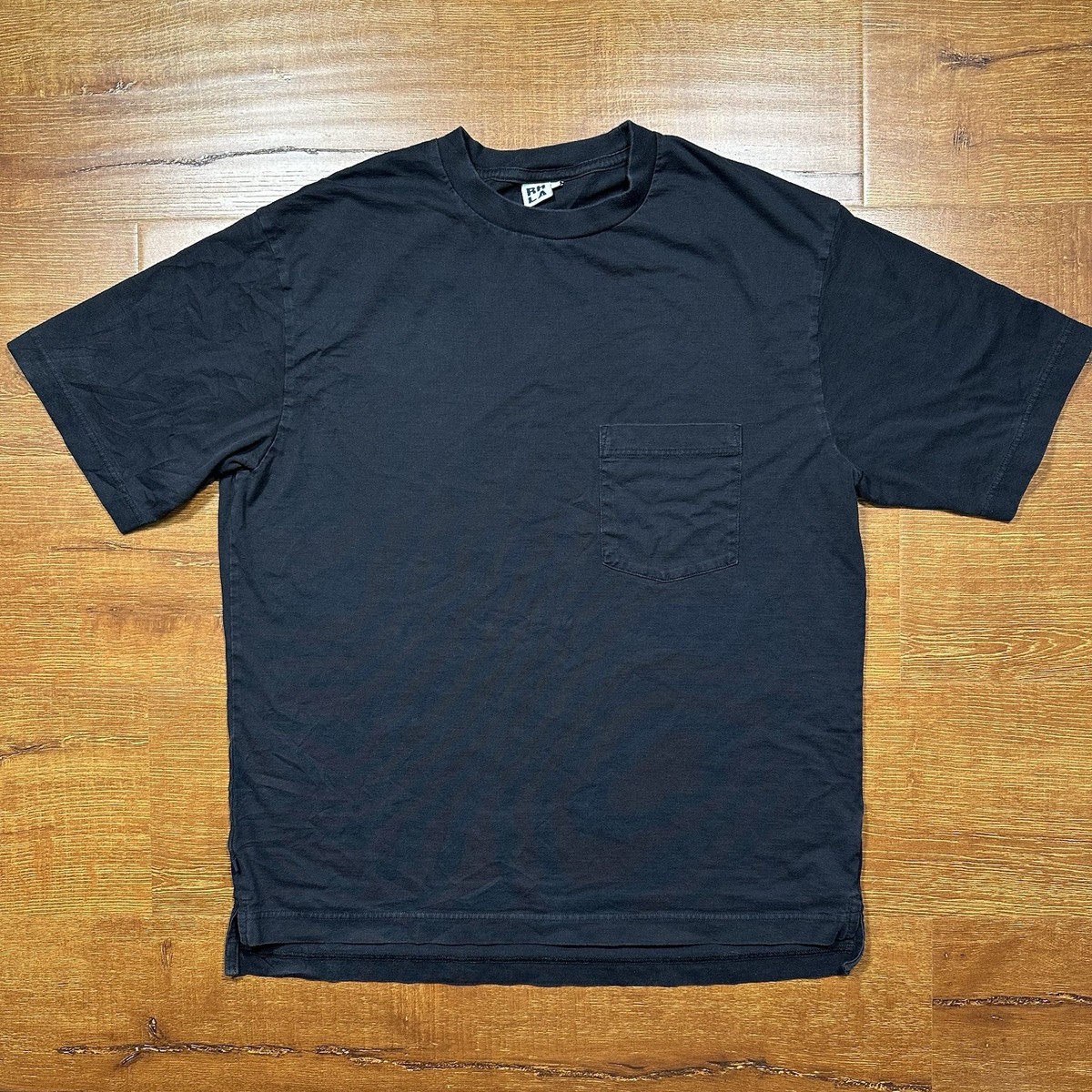 Ron Herman Pocket T Shirt Mens L Black Cotton Made In Japan RHLA 