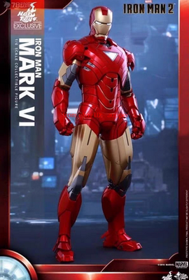 美品 IRON MAN 2 ホットトイズ アイアンマン マーク6 Hottoys Ht 1/6 Mms339 Iron Man 2 Mk6 Plastic Ver. Action Figure