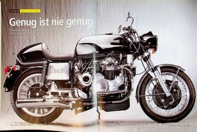 Motorrad Classic 1752) Münch 4 TTS-E 1400 Turbo in einer seltenen Vorstellung au