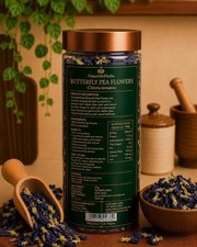 Butterfly Pea Flowers Whole Dried Blue Pea Clitoria Ternatea Herbal Tea Fl
