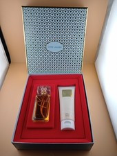 Este Lauder Cinnabar Perfume Gift Set: 1.7 Oz Perfume & 3.4 Oz Body Creme