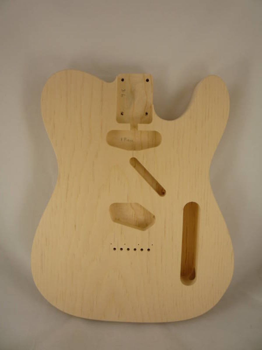 MJT Official Custom Order Aged Nitro Finish on Pine Guitar