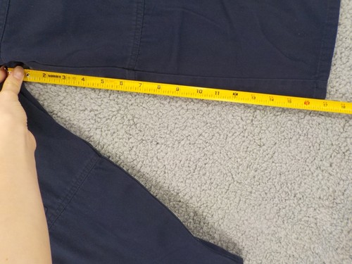 2 PRS CARGO PANTS BOYS SZ 6 NAVY BLUE W/ YELLOW TABS & OLIVE DRAB W/ORANGE TABS - Picture 10 of 23