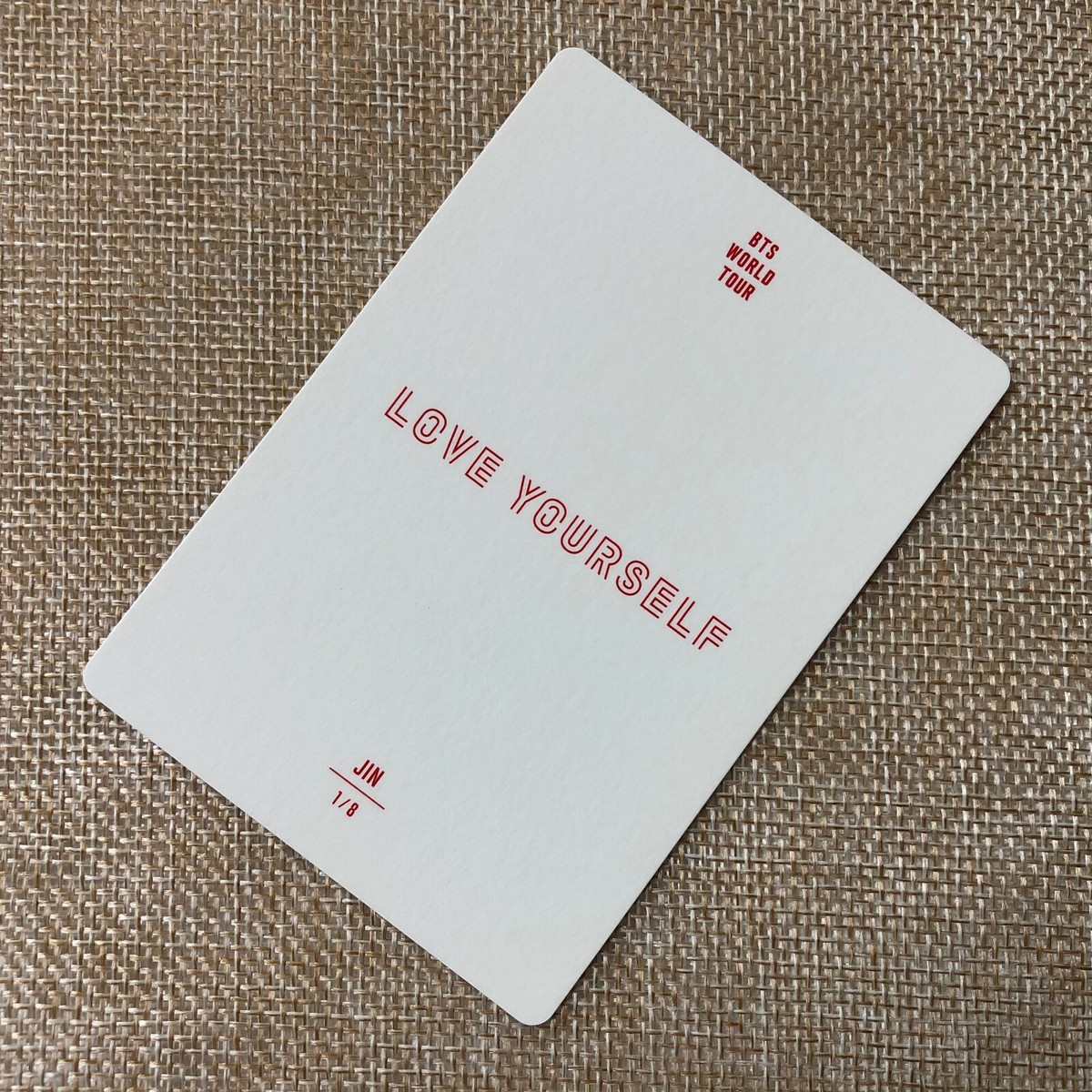 BTS LOVEYOURSELF JIN　ミニフォト　　コンプ　 トレカ BTS LOVEYOURSELF JIN ミニフォト コンプ トレカ - メルカリ