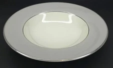 1950s Franciscan Palomar Grey Gray Platinum Trim 8.25" Rim Soup Bowl Replacement