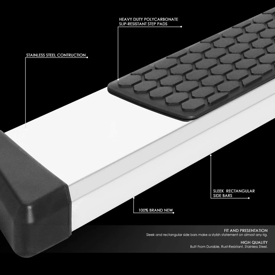 estriberas de aluminio de 5,5" para 19-25 Ram 1500 2500 3500 doble cabina Foto 2 de 4