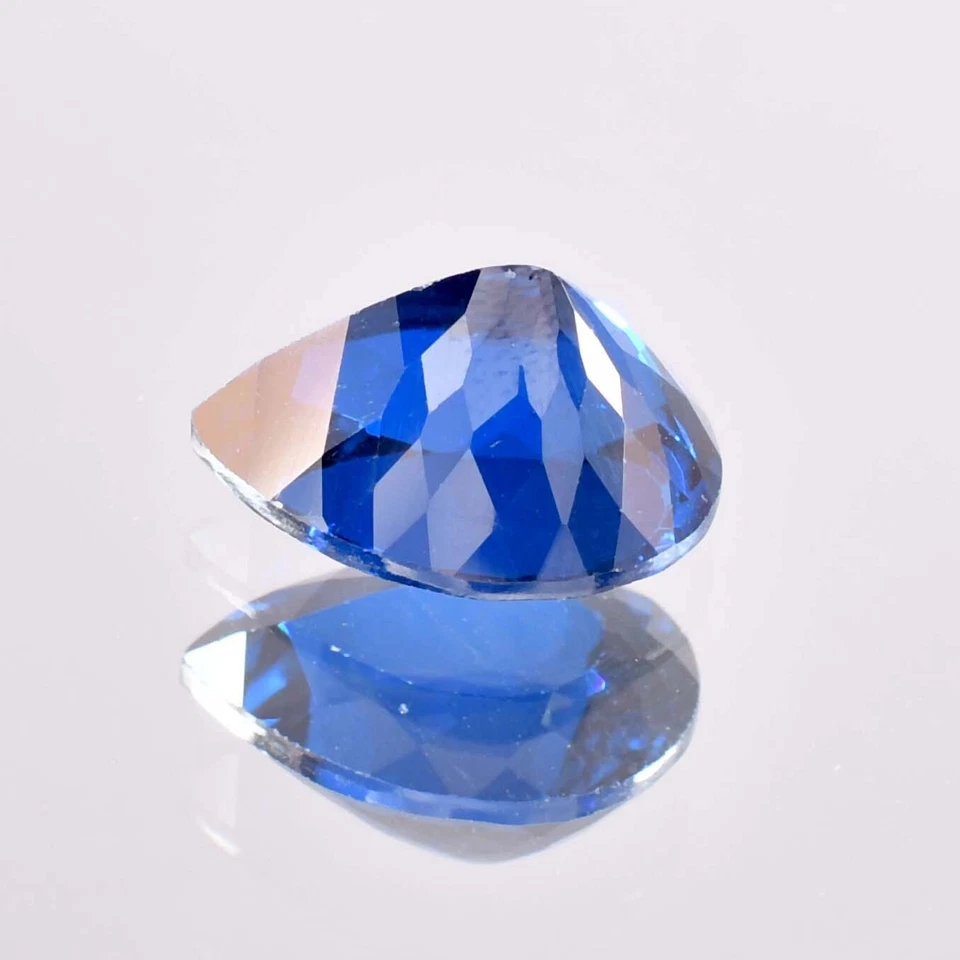 11.90 Ct Natural DARK Royal Blue Tanzanite Pear Cut Loose Gemstone Certified - Image 3 of 4