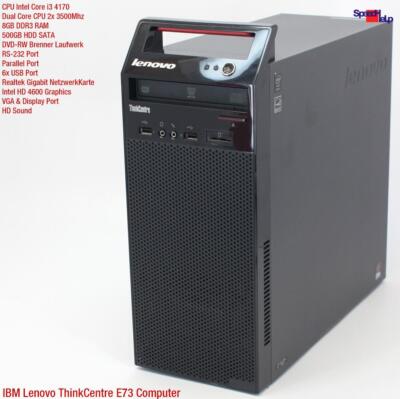 IBM LENOVO THINKCENTRE E73 I3 4170 Computer PC Parallel LPT