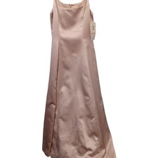 Scott McClintock Maxi Dress Womens 8 Blush Formal Bridesmade Ball Gown Prom