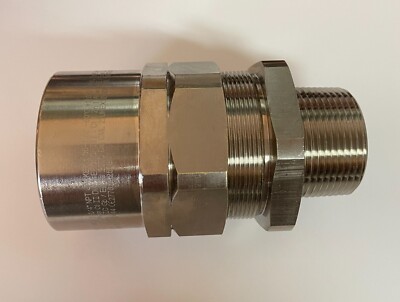 Appleton TMC2-125NB162 1-1/4'' NPT Cable Connector for(Hazard & Wed) Brass Nickel