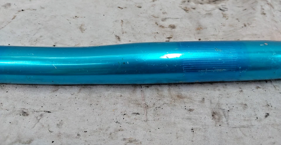 Manillar GT Karakorum MTB Anodizado Azul Barra Plana 56 cm Híbrido Retro ¡Envío a EE. UU.! Foto 3 de 4
