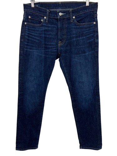 Abercrombie & Fitch Herren Skinny Taper Stretch Jeans dunkle Waschung 32 x 32 Denim gebraucht, in einwandfreiem Zustand