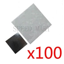 100pcs 25x25mm Double Side Square Thermal Adhesive Tape Pads for Heat Sink
