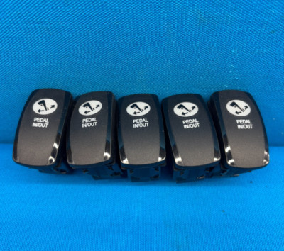 Lot of 5x Carling Technologies 1845 R Rocker Switch Pedal In/Out