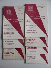 NORTHAMPTON TOWN HOME PROGRAMMES | 1965/1966 | DIVISION ONE | SELECT FROM LIST