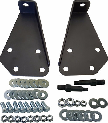 Front Shock Relocation Kit Bolt On Upper Brackets & P19 Fits 1982-2004 Chevy S10