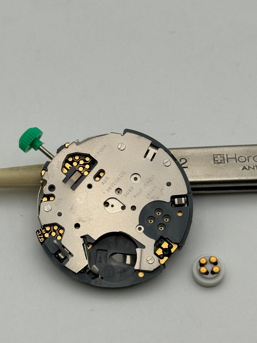 miyota 3u62 chrono quartz movement movimento new nos UK