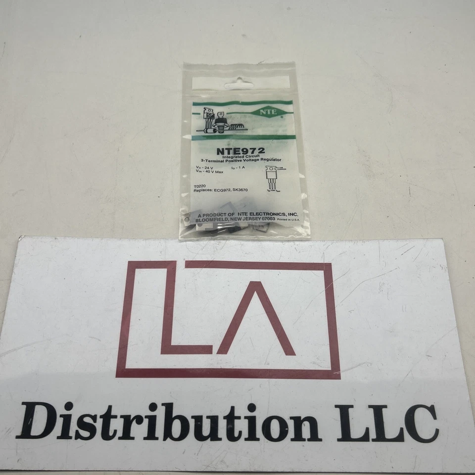 NTE 972 Pos Adj Volt Reg 24V 1A Voltage Regulator. bag of 7 - Image 4 of 4