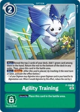 Agility Training Foil - P-106 NM - Digimon TCG