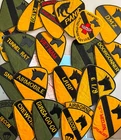 15 Patch plus 5, 1st cavalry division patch , DMZ patch , cavalry patch , z