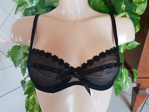 Soutien-gorge à Armature Folies By Renaud - Taille 85C, Noir - Réf. 2573 - Neuf Jamais Porté