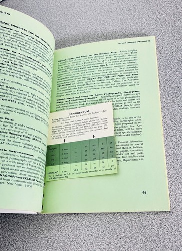 Kodak Platten und Filme für Wissenschaft und Industrie 1. Auflage 3. Druck 1967 - Bild 4 von 5
