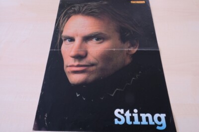 BP708 Pop Rocky - Poster - Sting - ca. DIN A3 198?