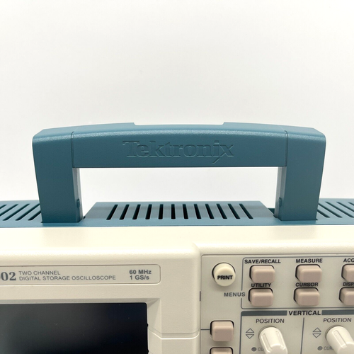 Tektronix TDS1002 2CH 60MHz 1GS/s Digital Storage Oscilloscope Used Tested - Picture 6 of 13