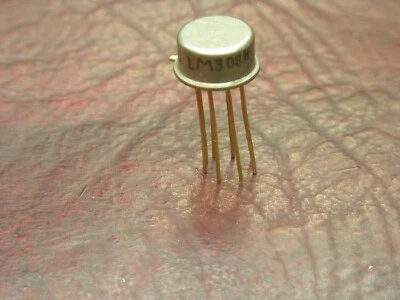 NATIONAL SEMICONDUCTOR Vintage LM308H Genuine USA OP-AMP by National, NOS, Single AMP, Bipolar, 8-Pin