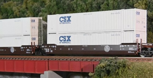 Kato N Scale ~ New 2025 ~ TTX Gunderson MAXI-IV Well Car ~ BNSF / CSX ~ 106-6186 - Picture 3 of 5