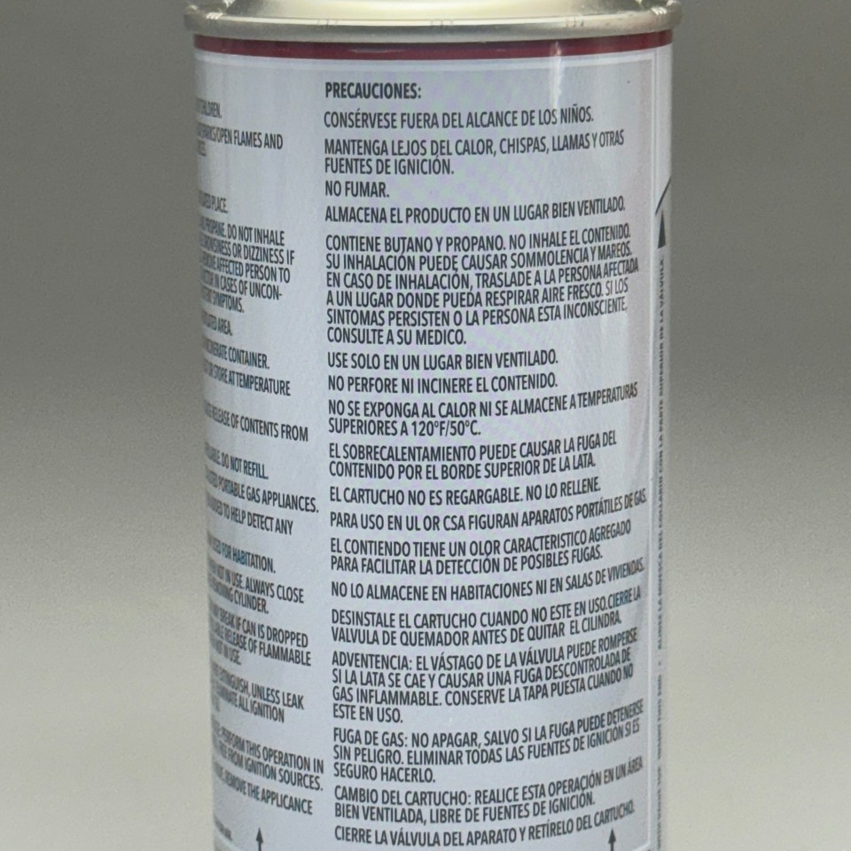 STERNO (6 PACK) Butane Fuel Cartridge 8oz 50162 50130 eBay