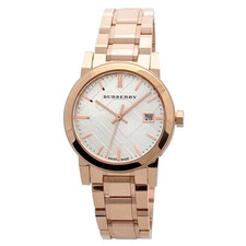 Brand New Burberry The City BU9104 Rose Gold Tone Stainless Steel Women's Watch